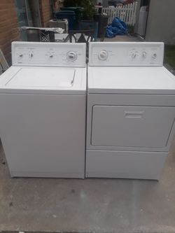 Kenmore washer and dryer