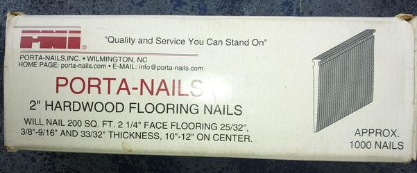 Porta-Nails 2" Hardwood Flooring Nails 7-Boxes of 1000