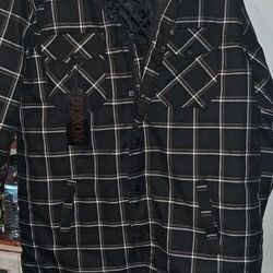 Dixxon 'Mesquite' Flannel Jacket Mens Size Large, New