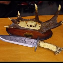 Deer Antler Knife Display $REDUCED $20