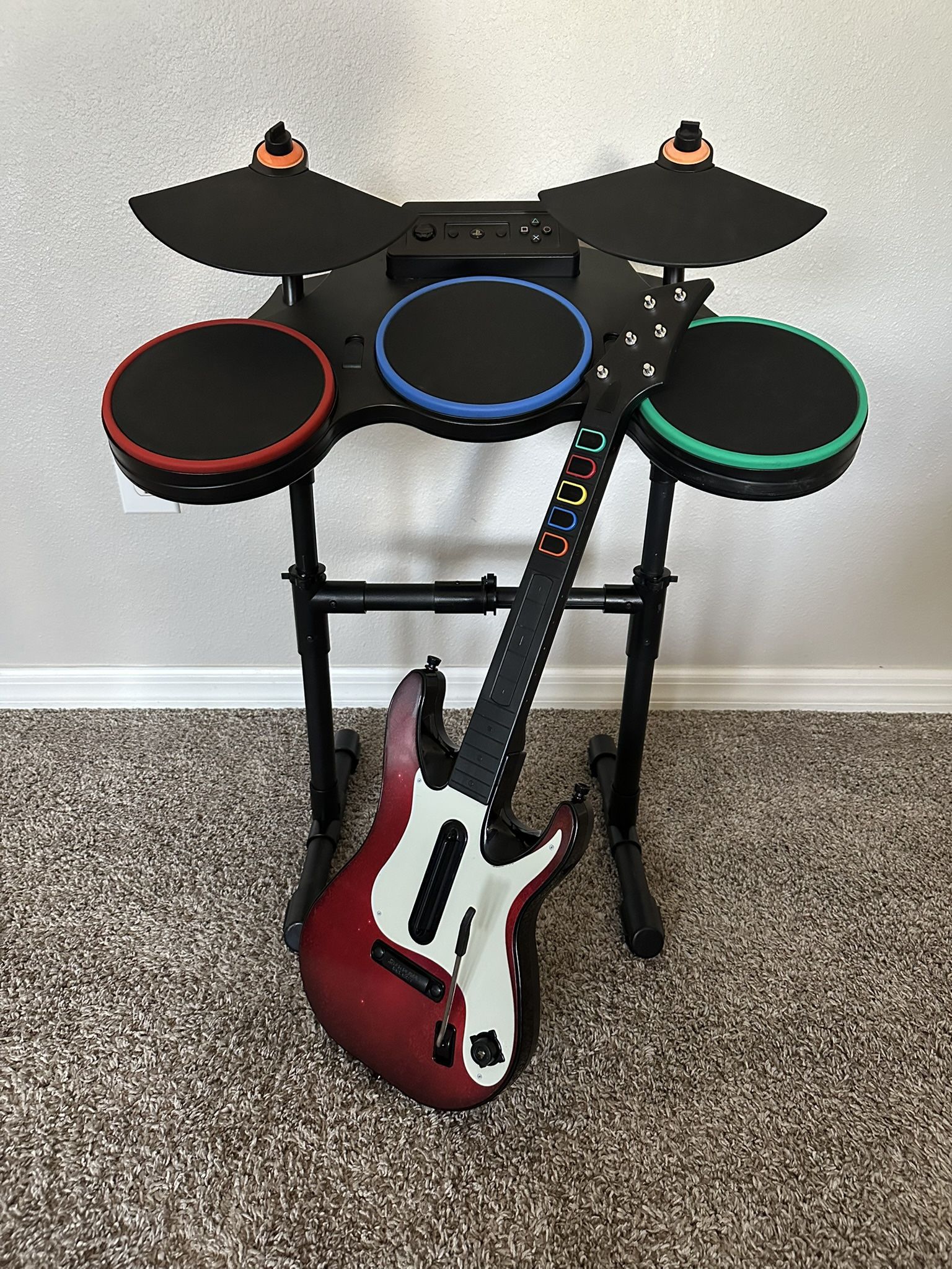 Guitar Hero Rock Band For PS2 / PS3