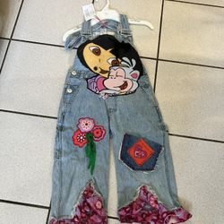 Custom Made Dora Overalls