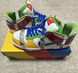 Nike Dunk Low SB x eBay Sandy Bodecker FD8777-100 Mens Size 9