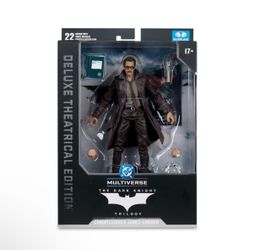 In Hand, Brand New, Never Opened Mcfarlane Toys - DC Multiverse - The Dark Knight Trilogy - Commissioner Gordan - 6” inch Figure - Deluxe Theatrical E