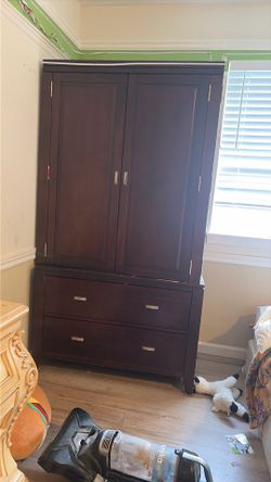 Brown shelf