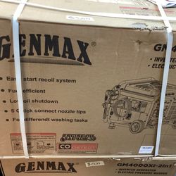Genmax Dual 4000 Watts Generator/ 2200 PSI Pressure Washer $500