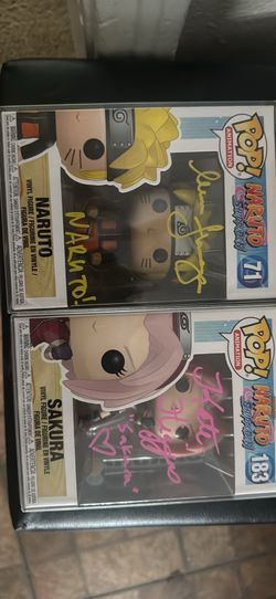 Naruto and Sakura signed Funkos