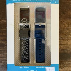 New, Fitbit Charge 4 & Charge 3 Bands. 2 Pk