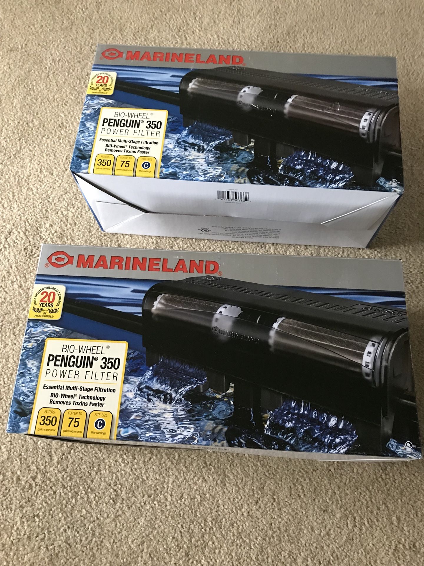 Marineland biowheel 350 aquarium fish tank filter