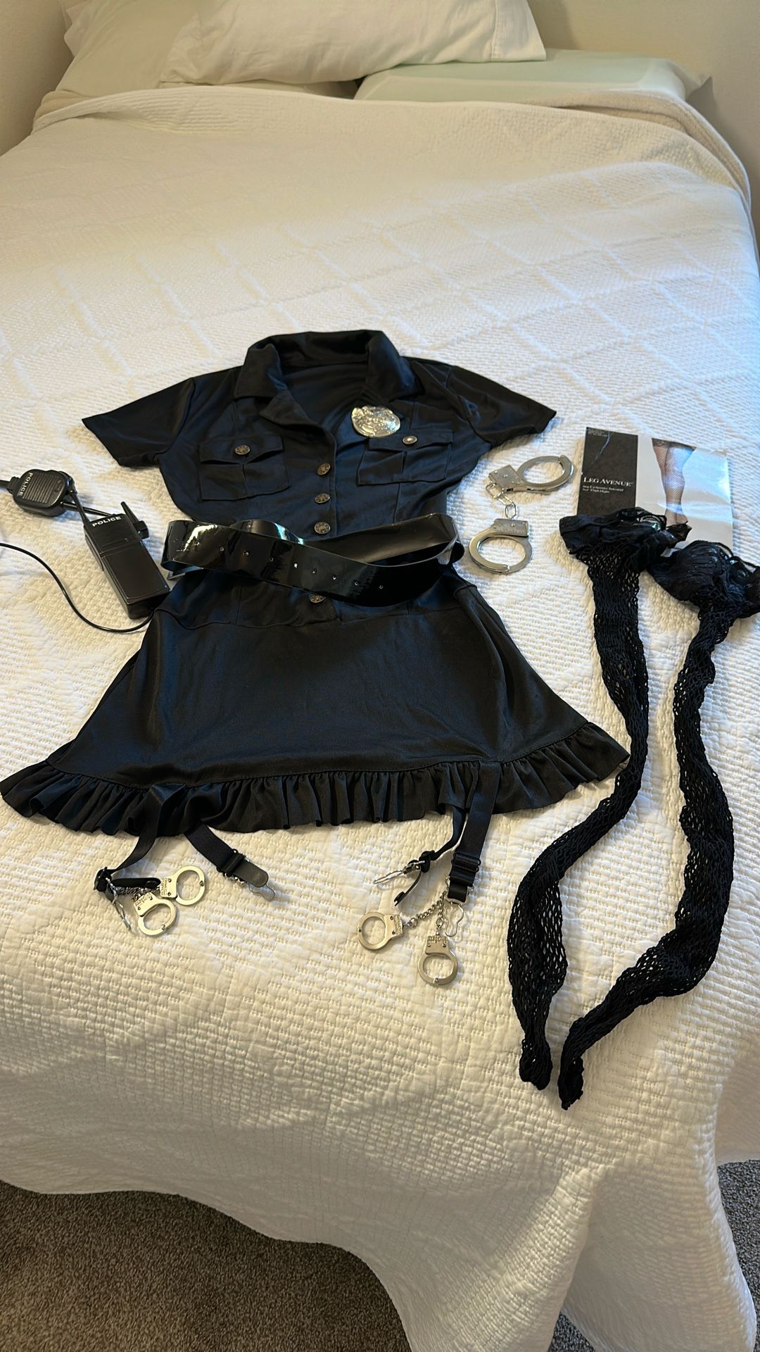 Police Uniform / New Net Tights Never Worn