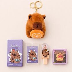 Capybara Gift Set with Keychain