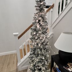 7 Foot Pre lit Slim Christmas Tree
