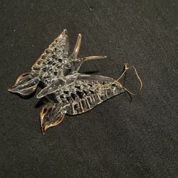 Glass Ornament Butterflies