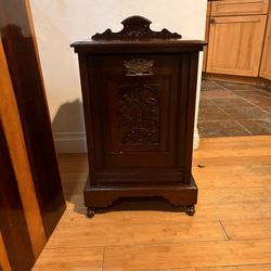 Edwardian Mahogany Fireside Coal Cabinet