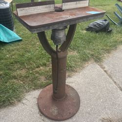 Heavy Duty Porter Cable Stand And Router | Works | Shop Tools | Vintage 