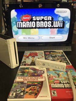 Nintendo Wii ~ Super Mario ~ Wii Sports plus more !!!
