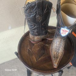 Bota  Color Cobre 9/y Medio Nuevas