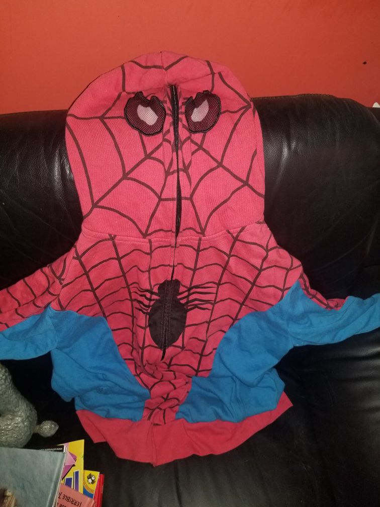 Spiderman sweater could be used at a costume