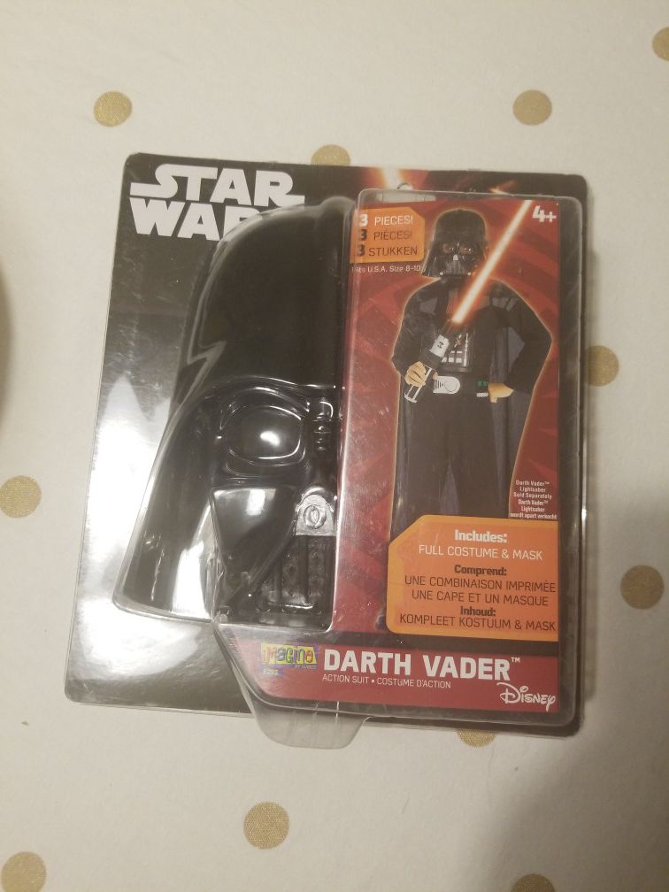 Darth Vader Costume Halloween Toddler size 4+