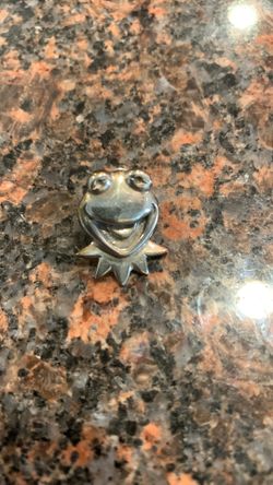 Kermit the frog vintage STERLING PIN