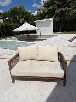 Boling Acacia 4 - Person Patio Conversation Set with Cushions