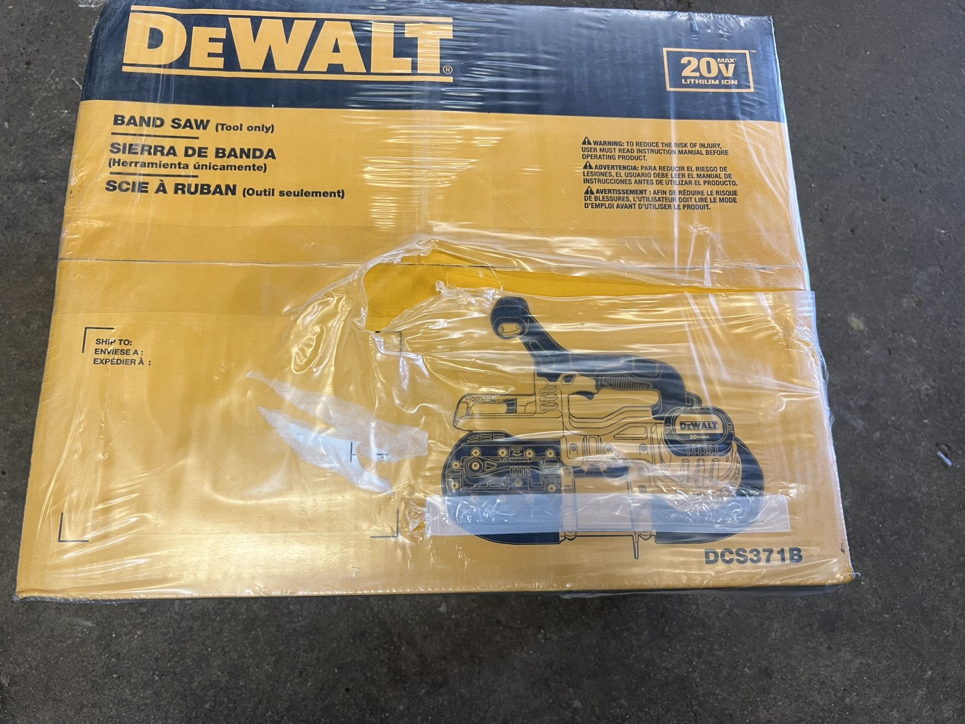 Dewalt Bandsaw DCS371B