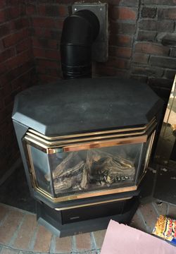 Hay heater fire place