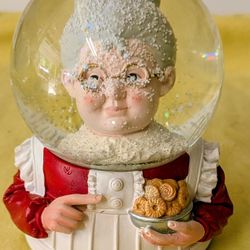 Mrs. Santa Snow globe 