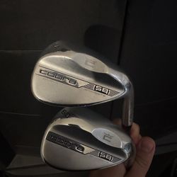 60* lob wedge and 54* sand wedge