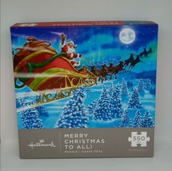 NEW Hallmark "Merry Christmas to All!" 550 Pc Jigsaw Puzzle 18 x 24