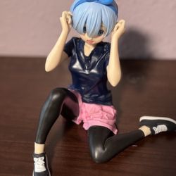 oy Figure Rem and Ram Figure Sitting Position Anime Characters Figure PVC Action Figure