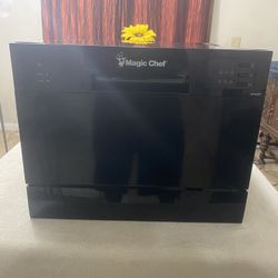 New Magic Chef Portable Countertop Dish Washer Delay Start