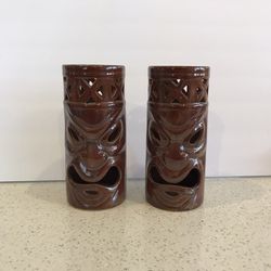 TIKI Indoor / Outdoor Tumblers 7” x 3”