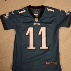 NFL Philadelphia Eagles 11 Wentz Youth Small Football Jersey 