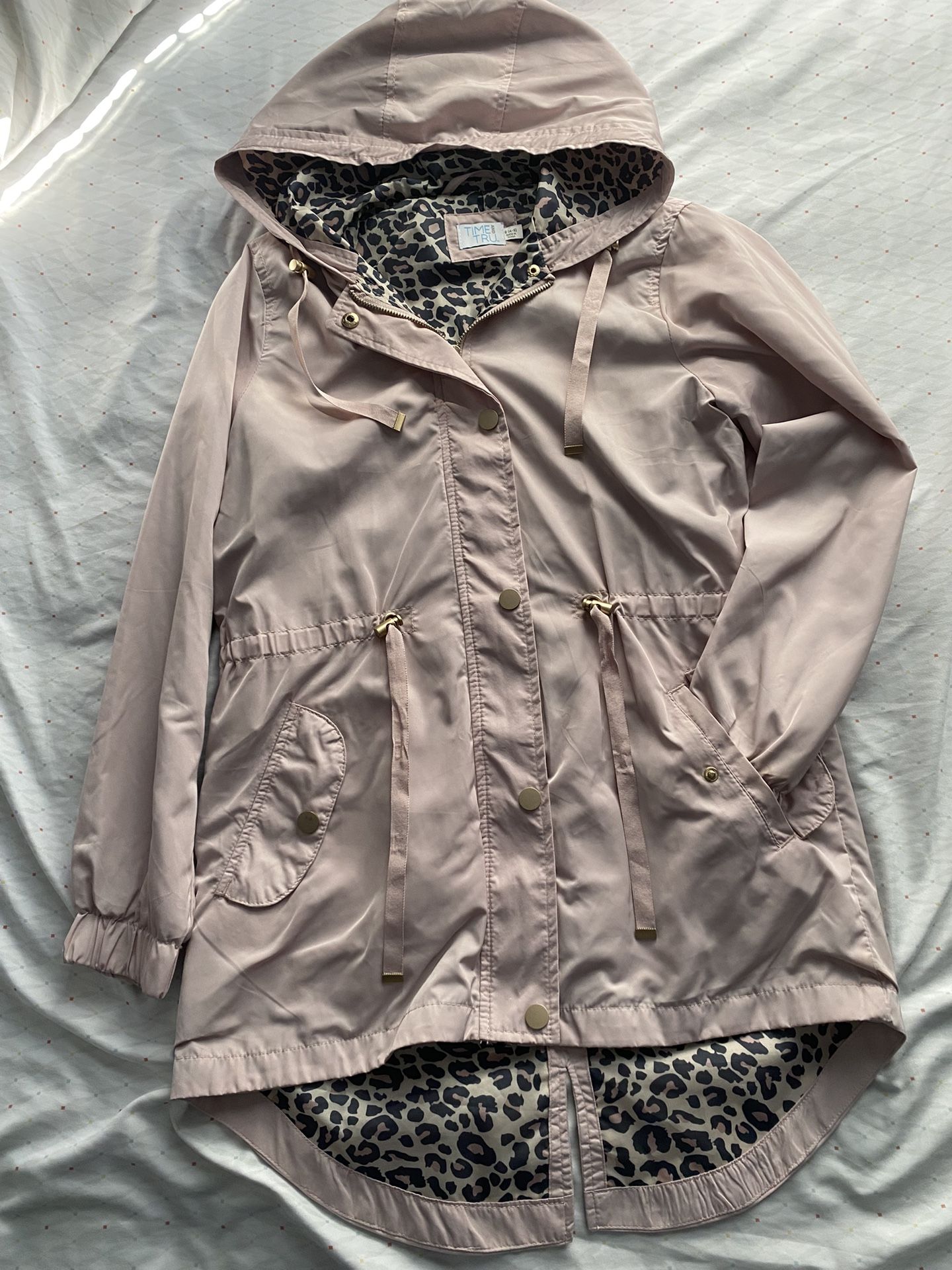 Light Pink Rain Coat, Small
