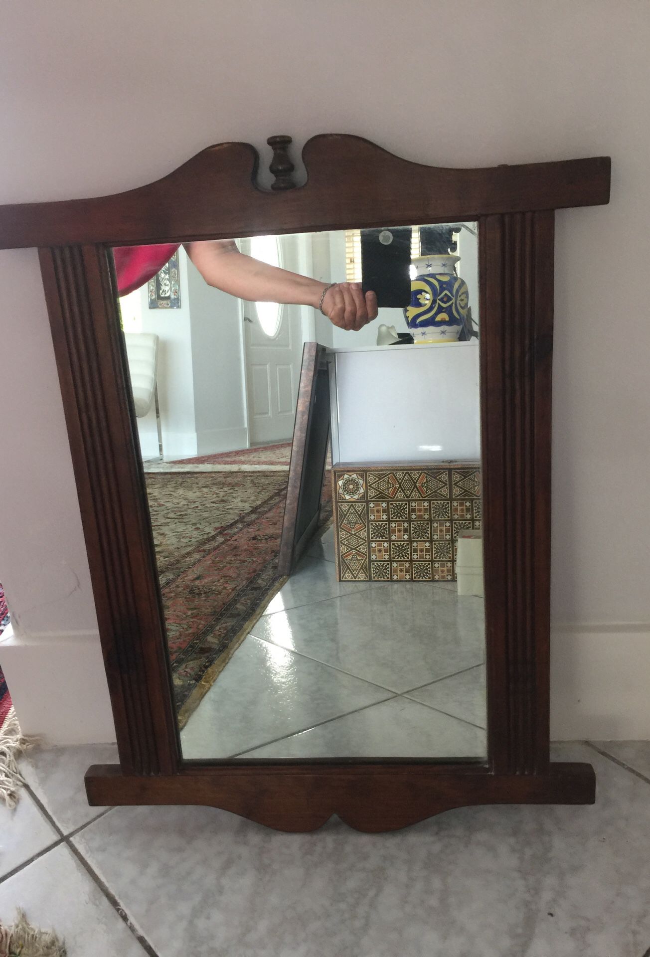 Antique mirror 19 by 24