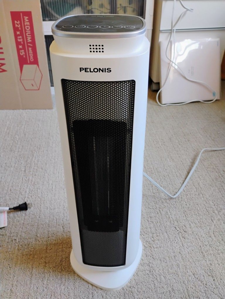 Pelonis 23" Ceramic Tower Fan-Forced Space Heater