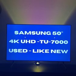 Samsung 50-inch TU-7000 4K Crystal UHD (USED LIKE NEW)