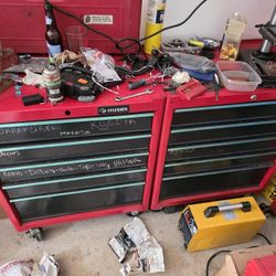 Two Husky Metal Tool Cabinets $200 OBO