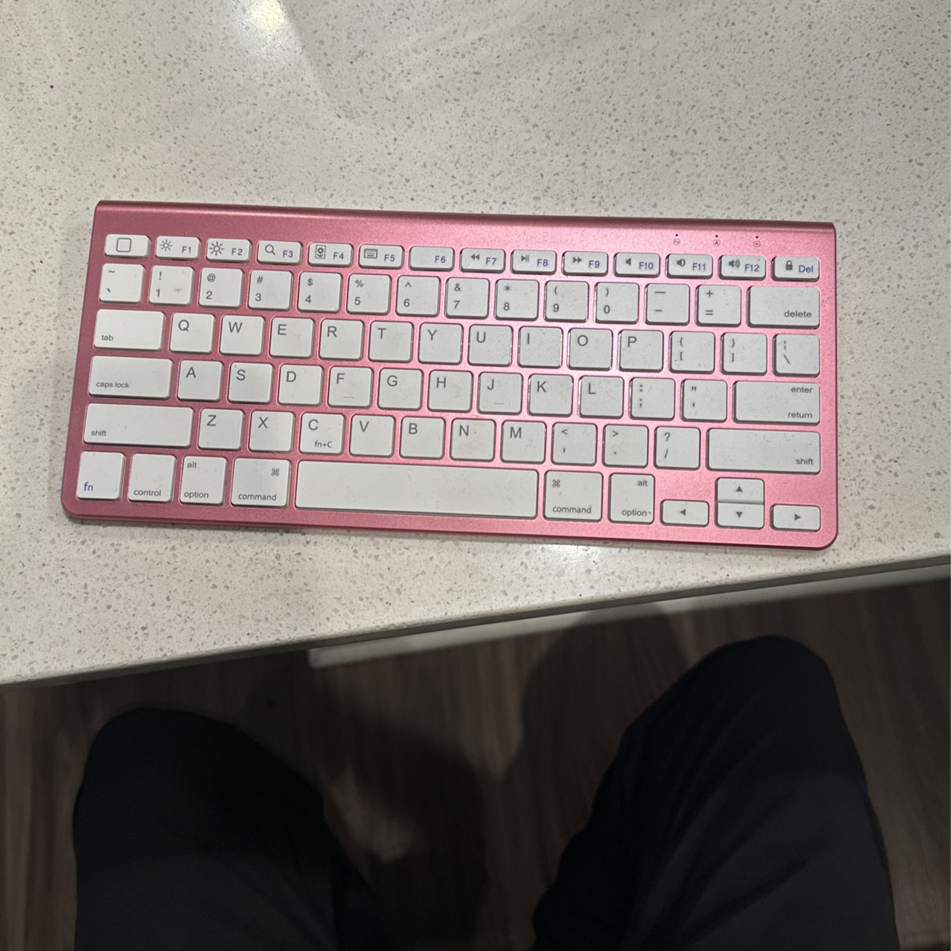 Pink Bluetooth Wireless Keyboard For Mac
