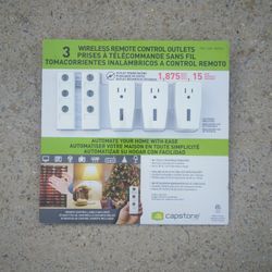 Capstone Wireless Remote Control Outlets 