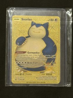 Snorlax Collectible Card 