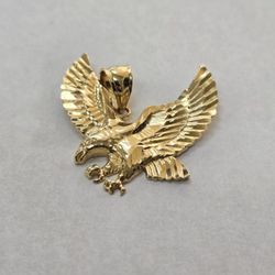 14kt Gold Eagle Charm