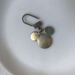 Vintage retro classic Mickey Mouse shaped character zipper charm