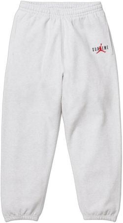 Supreme X Jordan Sweatpant Ash Grey Size XL