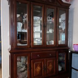 Cherry Wood Sideboard Cabinet. 
