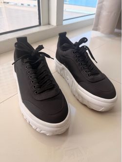 Christian Louboutin Black Chunky Red Sole Platform Sneakers Size 41.5 – Worn Once (Retail $1200+)