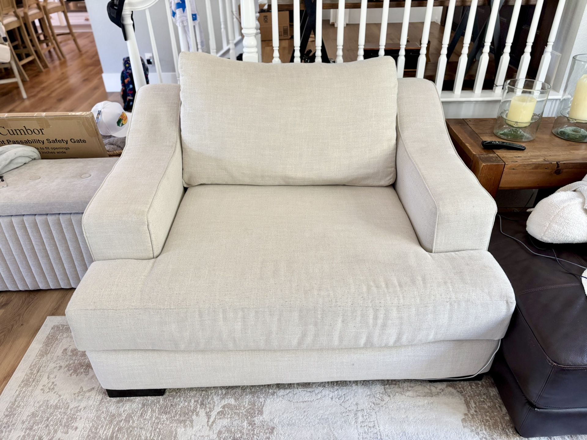 Oversized Arm Sofa Chair