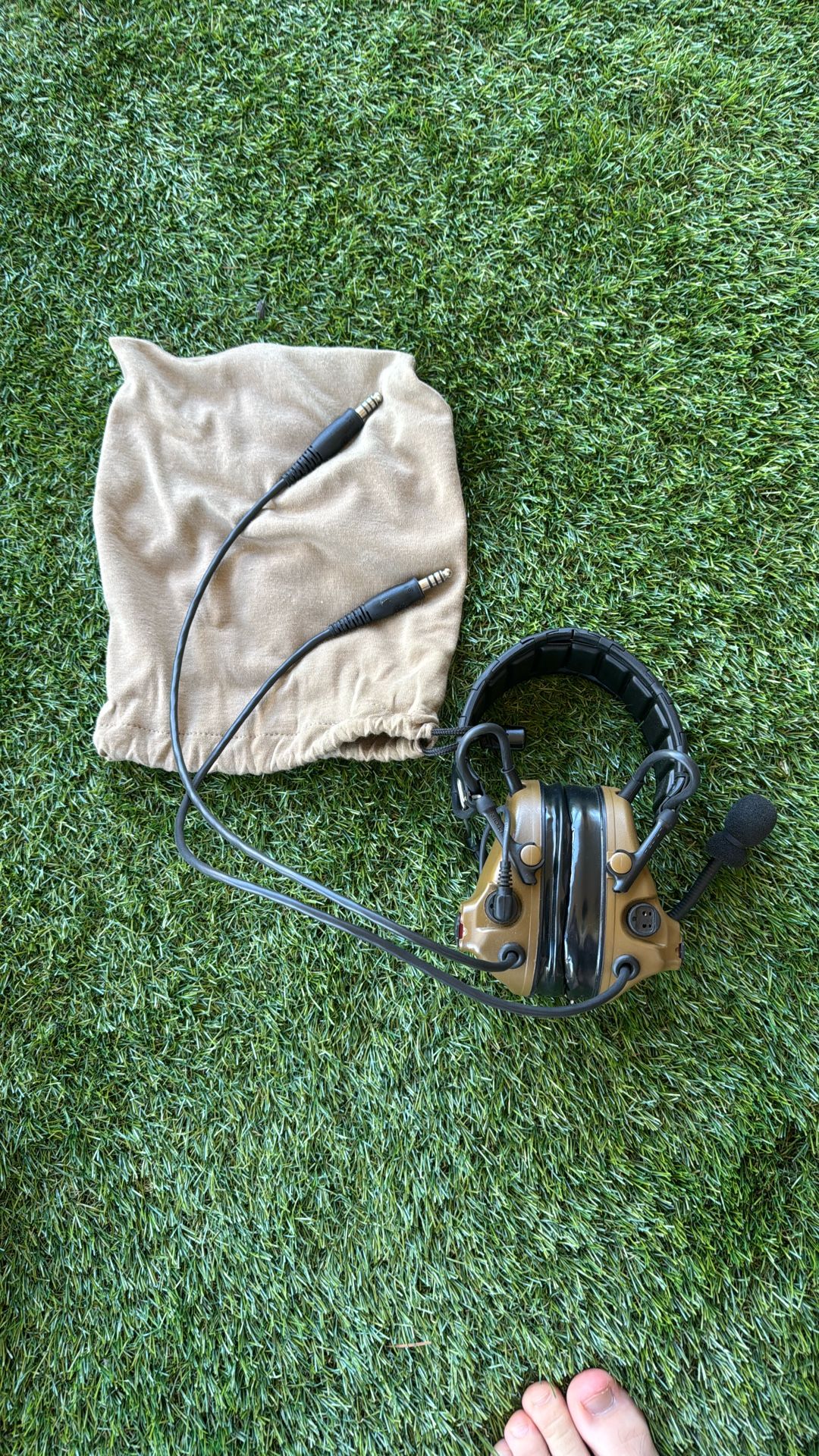 Peltor Comtac V Dual Leads