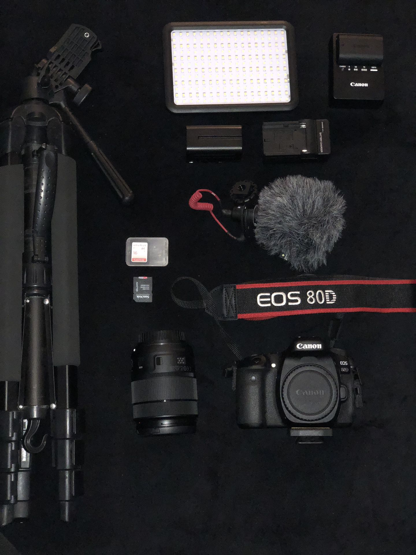 New Canon Camera 80D - Bundle/Kit (Lenses, Batteries, SD Cards, Etc)